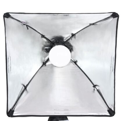 Fotostudio-Set mit Beleuchtung, Hintergrund und Reflektor - Image 7