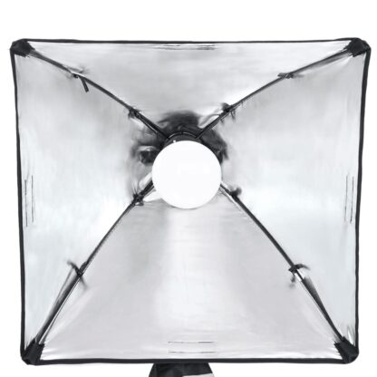 Fotostudio-Set mit Beleuchtung, Hintergrund und Reflektor - Image 8