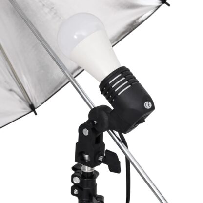 Fotostudio-Set mit Beleuchtung, Hintergrund und Reflektor - Image 7
