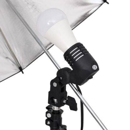 Fotostudio-Set mit Beleuchtung, Hintergrund und Reflektor - Image 3