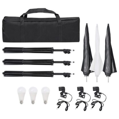 Fotostudio-Set mit Beleuchtung und Hintergrund - Image 9