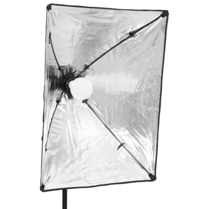 Fotostudio-Set mit Beleuchtung, Hintergrund und Reflektor - Image 8