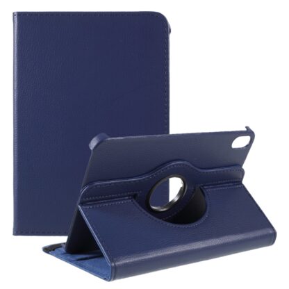 iPad-Mini-2021-Kunstleder-Schutzhuelle-Drehbar-mit-Stand-Blau