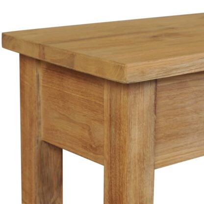 Konsolentisch Massivholz Teak 120x30x80 cm - Image 5