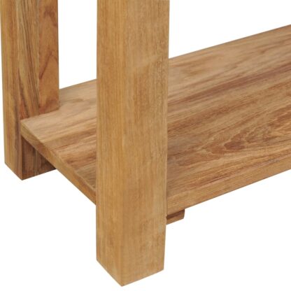 Konsolentisch Massivholz Teak 120x30x80 cm - Image 6