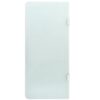 Urinal-Trennwand Wandmontage 90 x 40 cm Hartglas