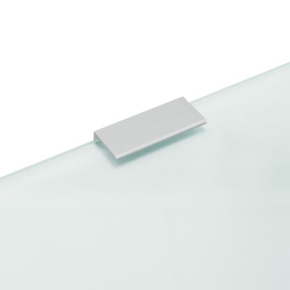 Urinal-Trennwand Wandmontage 90 x 40 cm Hartglas - Image 6