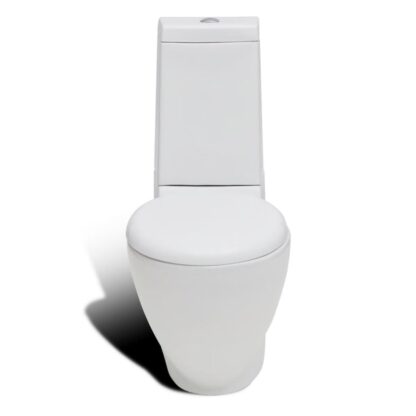 Toilette und Bidet Set Weiß Keramik - Image 4