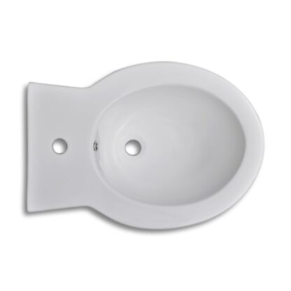 Toilette und Bidet Set Weiß Keramik - Image 11