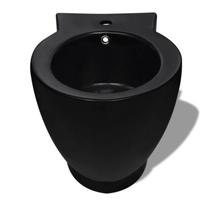 Keramik-WC & Bidet-Set Schwarz - Image 4