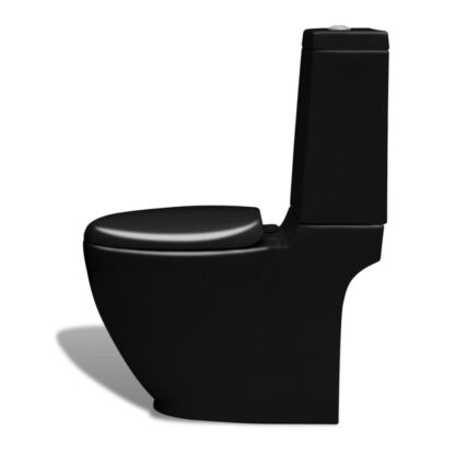 Keramik-WC & Bidet-Set Schwarz - Image 11