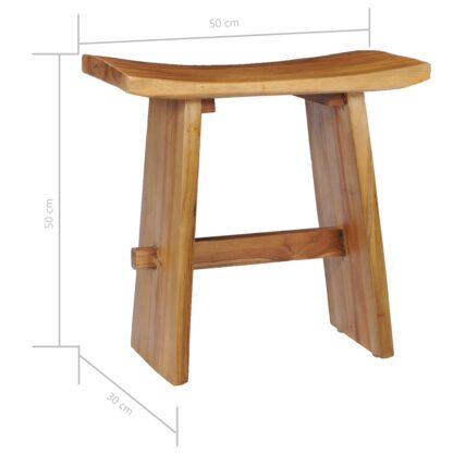 Hocker Massivholz Teak - Image 6