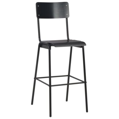 3-teiliges Bar-Set Stahl Schwarz - Image 9
