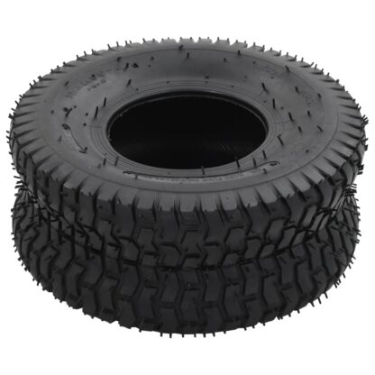 Schubkarrenreifen 2 Stk. 15x6.00-6 4PR Gummi - Image 4
