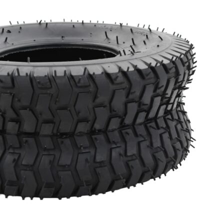 Schubkarrenreifen 2 Stk. 15x6.00-6 4PR Gummi - Image 5