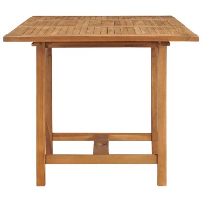 Ausziehbarer Gartentisch (110-160)×80×75 cm Massivholz Teak - Image 6