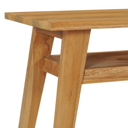 TV-Schrank 120x35x45 cm Teak Massivholz - Image 4