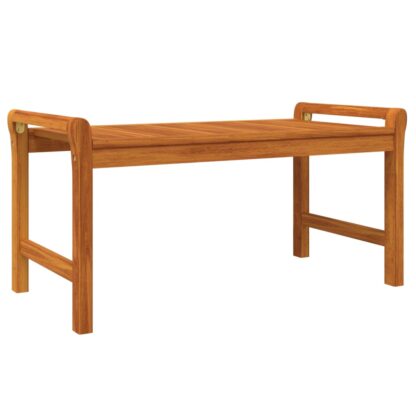 Couchtisch 100x50x50 cm Massivholz Akazie - Image 2