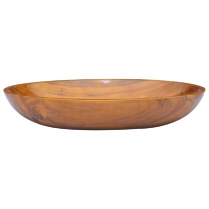 Waschbecken Massivholz Teak 60x40x10 cm - Image 2
