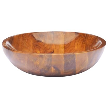 Waschbecken Massivholz Teak 60x40x10 cm - Image 3