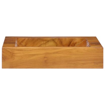 Waschbecken Massivholz Teak 50x35x10 cm - Image 2