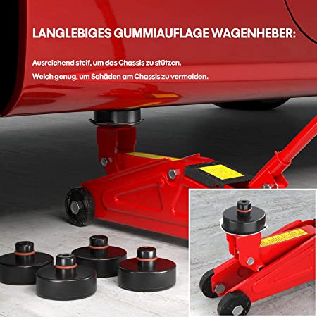 Wagenheber Adapter / Gummiauflage für Wagenheber 4 Stück - Tesla Model –
