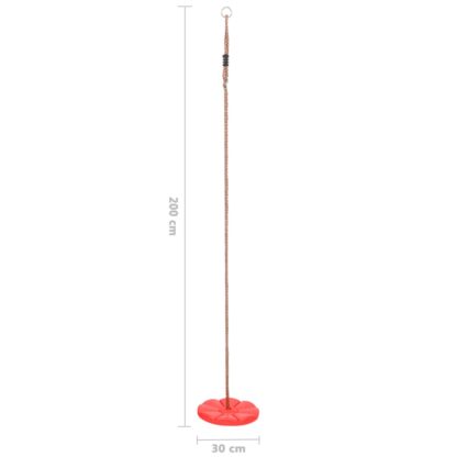 Tellerschaukel 200 cm Rot - Image 5