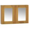 Spiegelschrank 60x10x40 cm Massivholz Teak