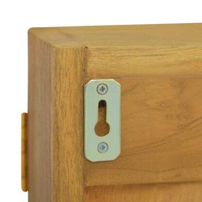 Spiegelschrank 60x10x40 cm Massivholz Teak - Image 8