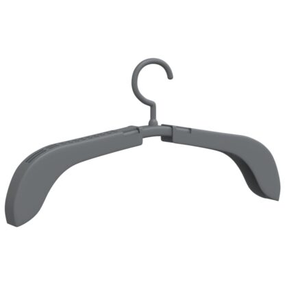 Ausziehbare Kleiderbügel 10 Stk. Grau - Image 3
