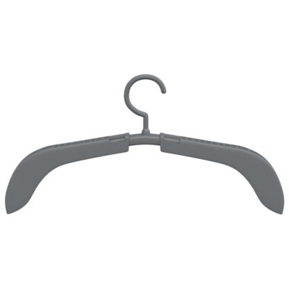 Ausziehbare Kleiderbügel 10 Stk. Grau - Image 4