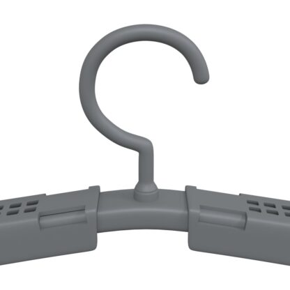 Ausziehbare Kleiderbügel 10 Stk. Grau - Image 6