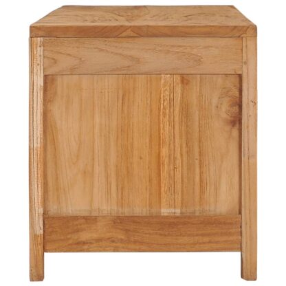 TV-Schrank 100×30×35 cm Massivholz Teak - Image 3