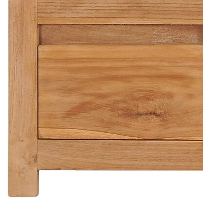 TV-Schrank 135x30x35 cm Massivholz Teak - Image 6