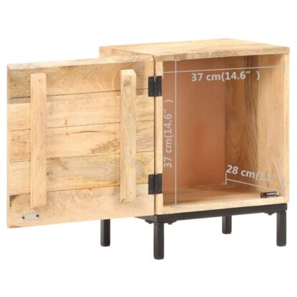 Nachttisch 40x30x51 cm Mango Massivholz - Image 8