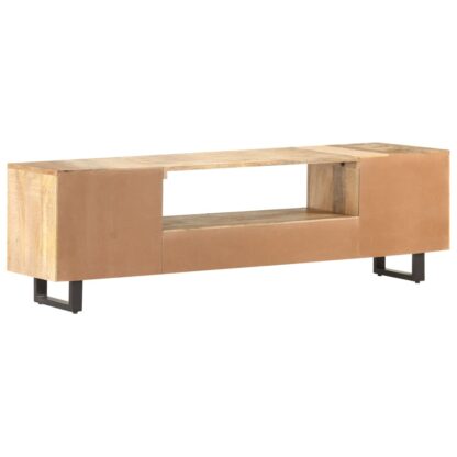 TV-Schrank 160x30x45 cm Massivholz Mango - Image 3