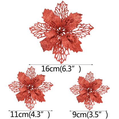 Kunstblumen für Weihnachts-Deko - Image 4