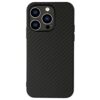 iPhone 14 Pro Slim Gummi Hülle TPU Carbon Optik Schwarz