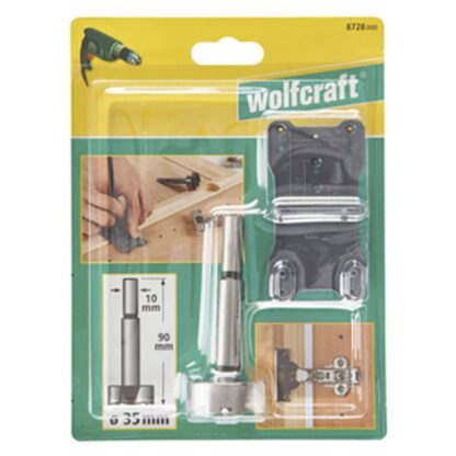 wolfcraft 2-tlg. Forstnerbohrer-Set Schwarz - Image 6