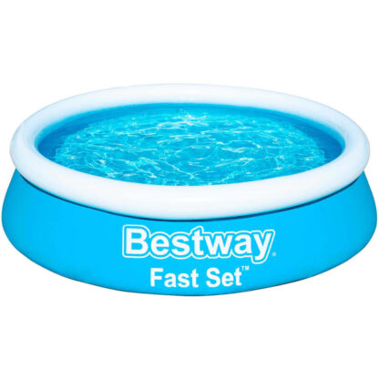 Bestway Fast Set Aufblasbarer Pool Rund 183x51 cm Blau - Image 2