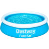 Bestway Fast Set Aufblasbarer Pool Rund 183x51 cm Blau