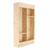 Esschert Design Wand-Bartisch mit Klappbarer Ablage L Natur
