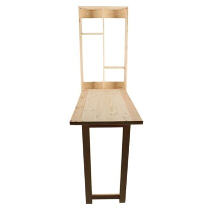 Esschert Design Wand-Bartisch mit Klappbarer Ablage L Natur - Image 11