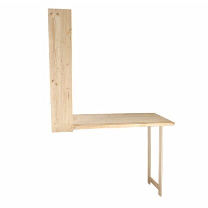 Esschert Design Wand-Bartisch mit Klappbarer Ablage L Natur - Image 10
