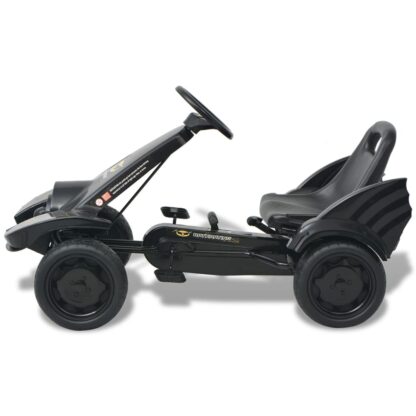 Pedal Go-Kart mit verstellbarem Sitz Schwarz - Image 3