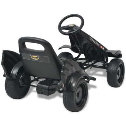 Pedal Go-Kart mit verstellbarem Sitz Schwarz - Image 4