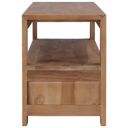 TV-Schrank 120 x 30 x 40 cm Massivholz Teak - Image 4