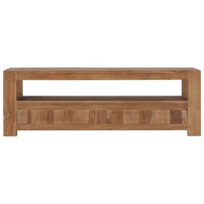 TV-Schrank 120 x 30 x 40 cm Massivholz Teak - Image 5