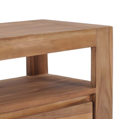TV-Schrank 120 x 30 x 40 cm Massivholz Teak - Image 7