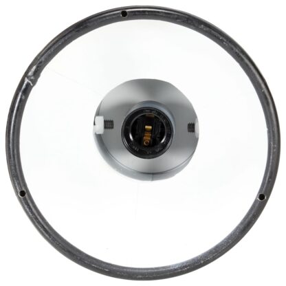 Deckenlampe Industriestil Schwarz E27 Mangoholz - Image 7